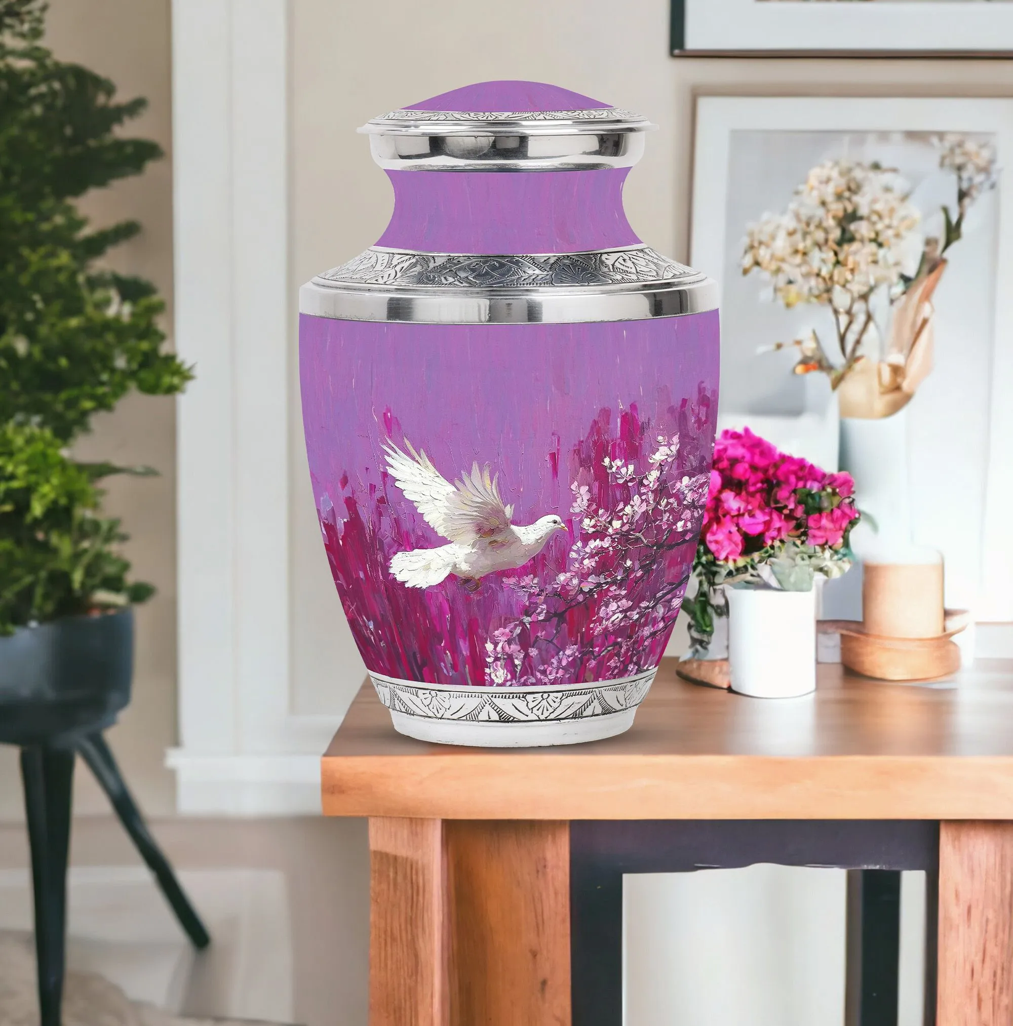 Dove Bird Cremation Adult Urns For Human Ashes