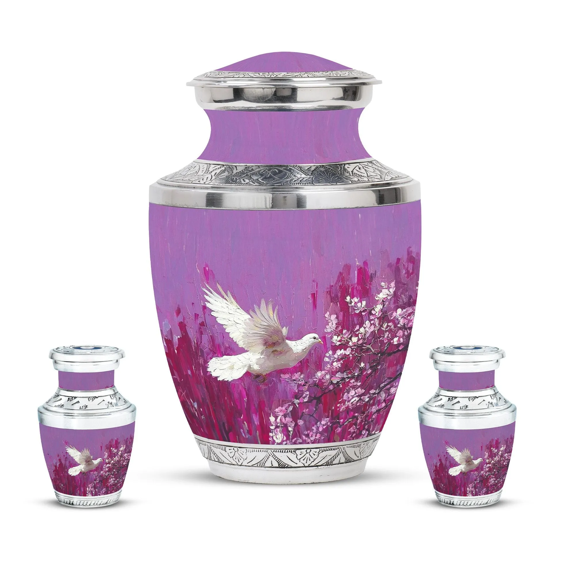 Dove Bird Cremation Adult Urns For Human Ashes
