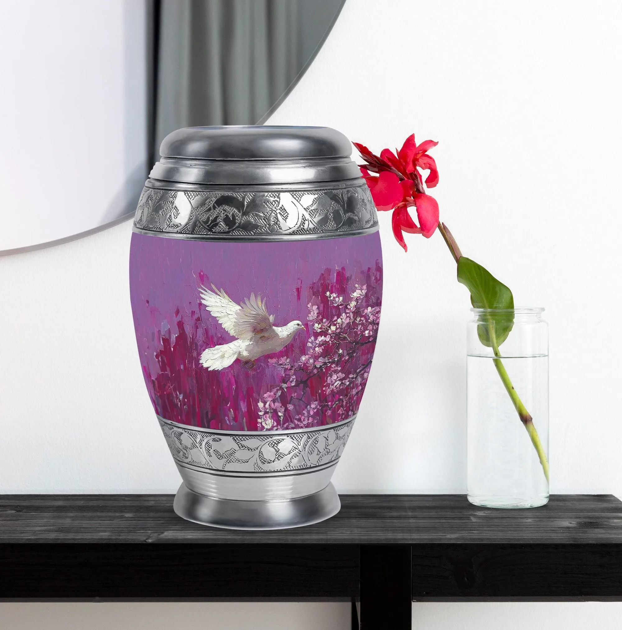 Dove Bird Cremation Adult Urns For Human Ashes