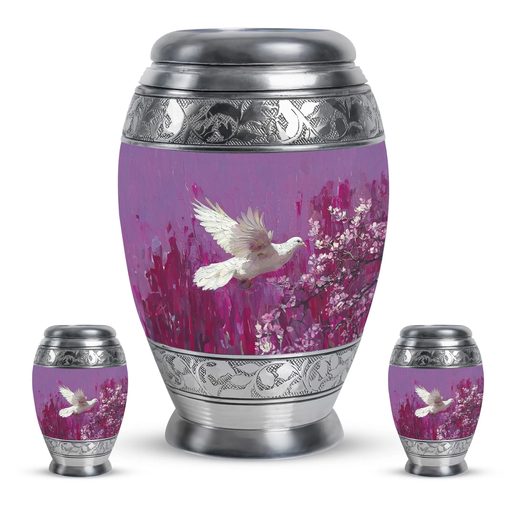 Dove Bird Cremation Adult Urns For Human Ashes