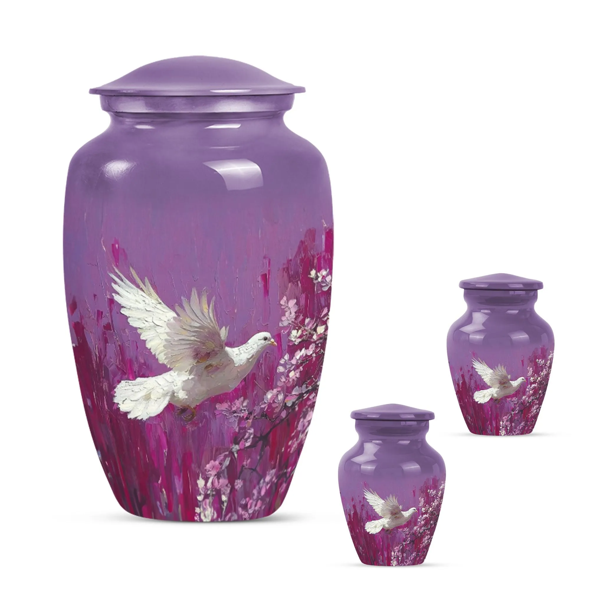 Dove Bird Cremation Adult Urns For Human Ashes