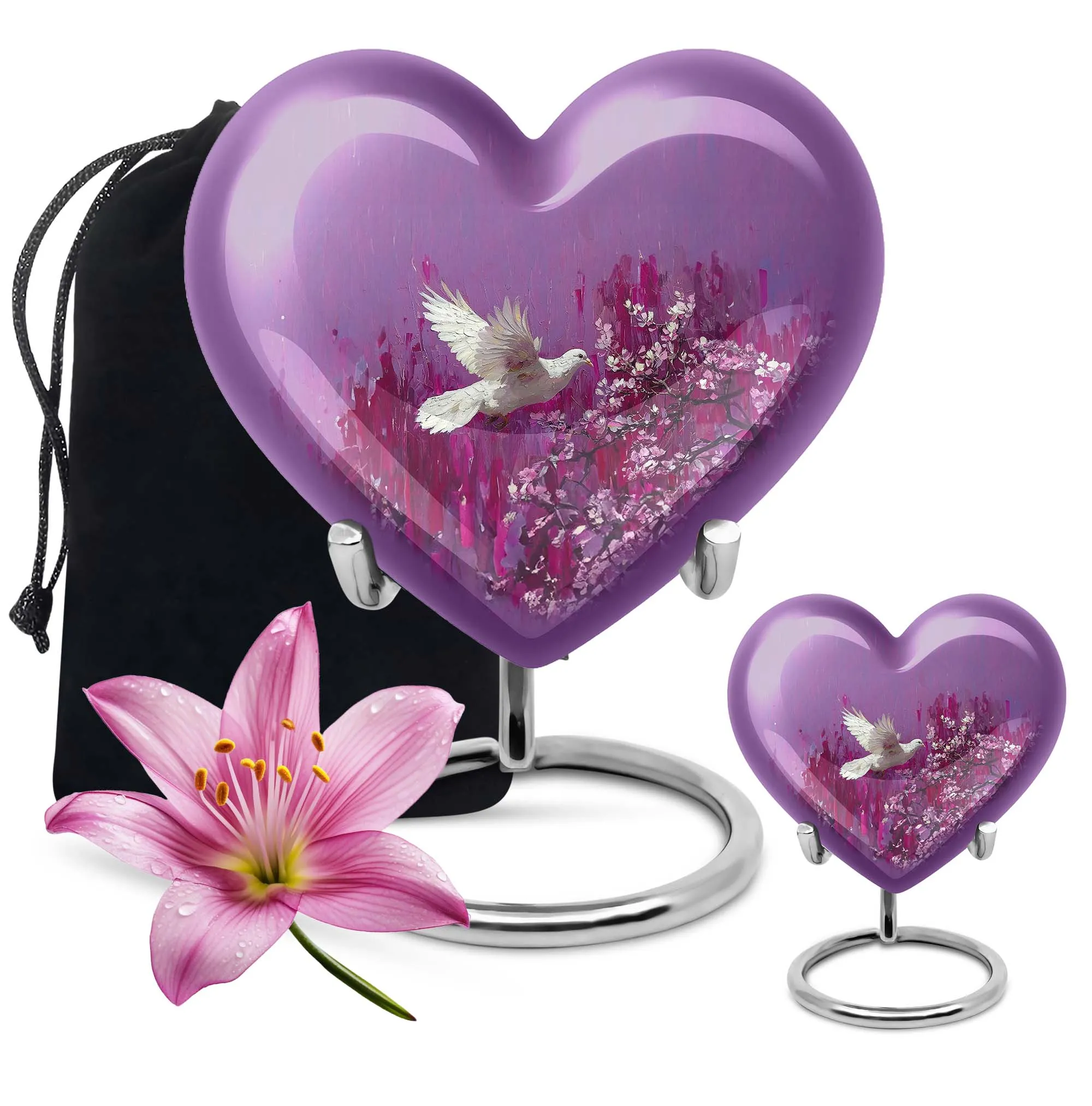 Dove Bird Cremation Adult Urns For Human Ashes