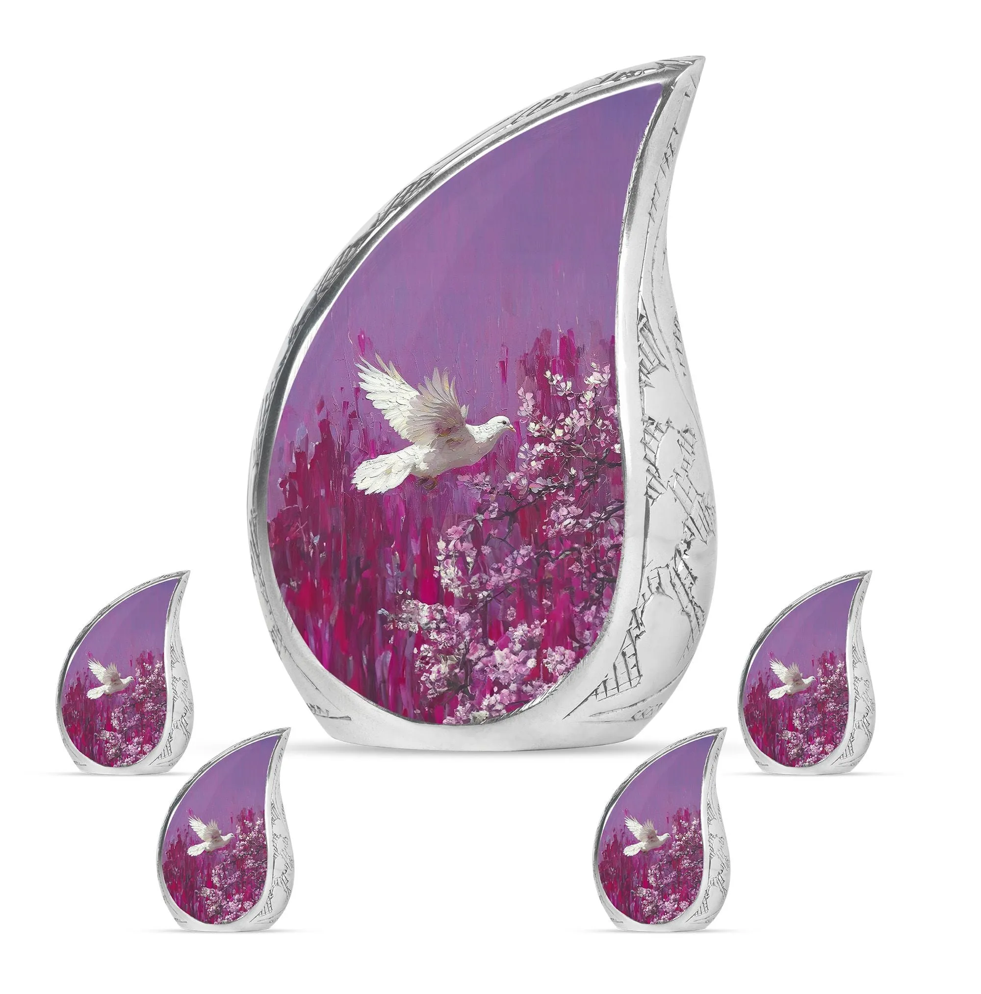 Dove Bird Cremation Adult Urns For Human Ashes