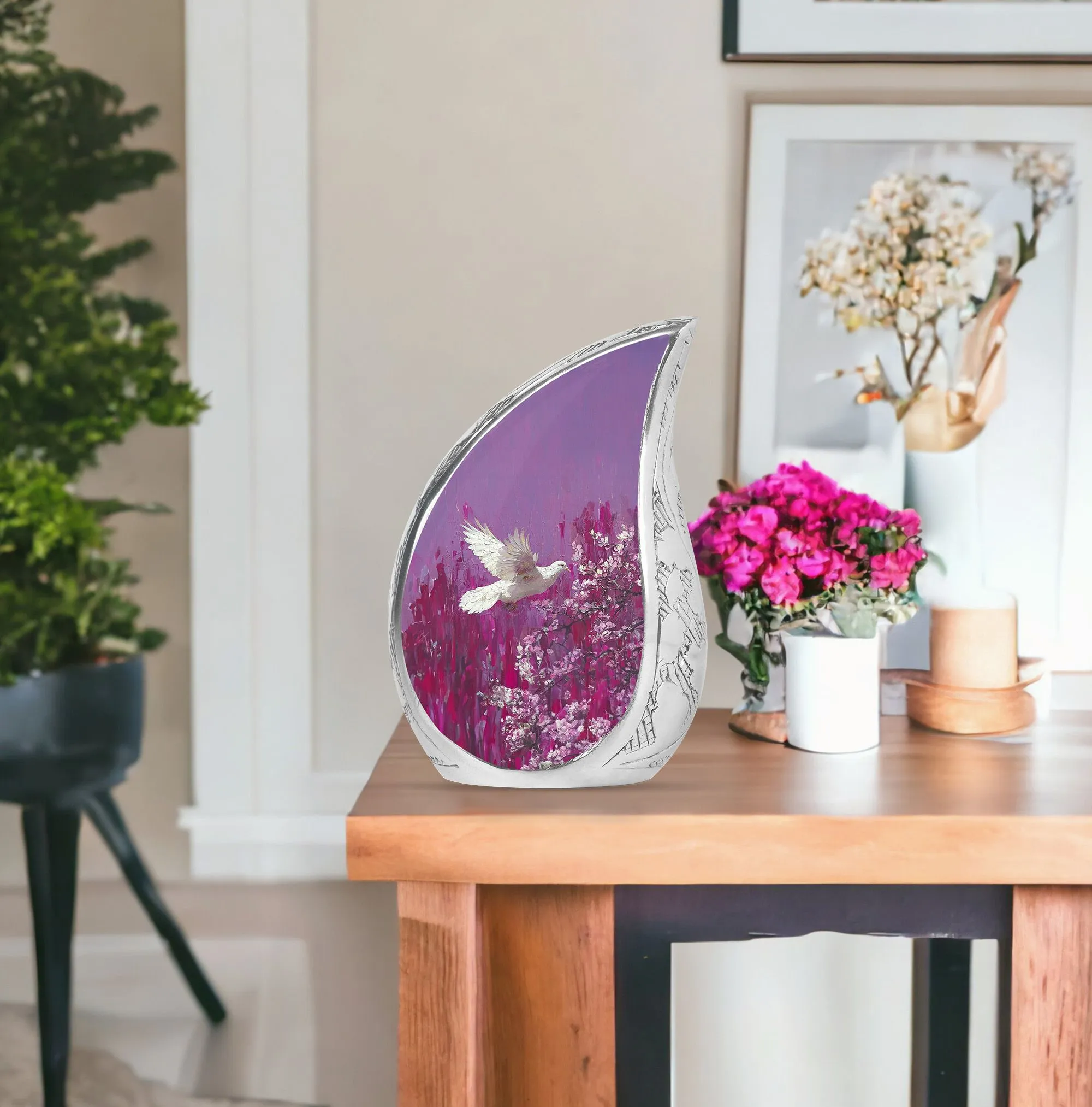 Dove Bird Cremation Adult Urns For Human Ashes