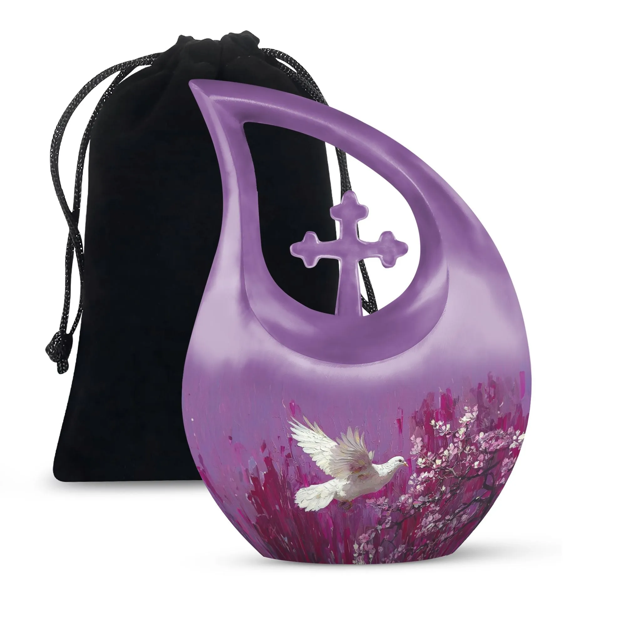 Dove Bird Cremation Adult Urns For Human Ashes