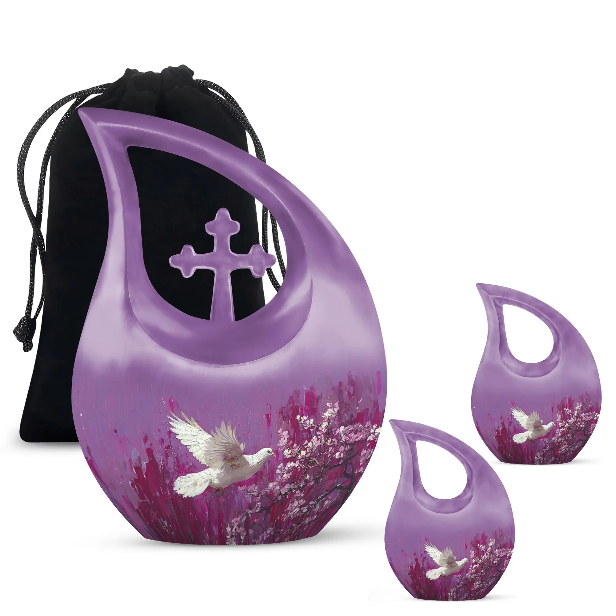 Dove Bird Cremation Adult Urns For Human Ashes