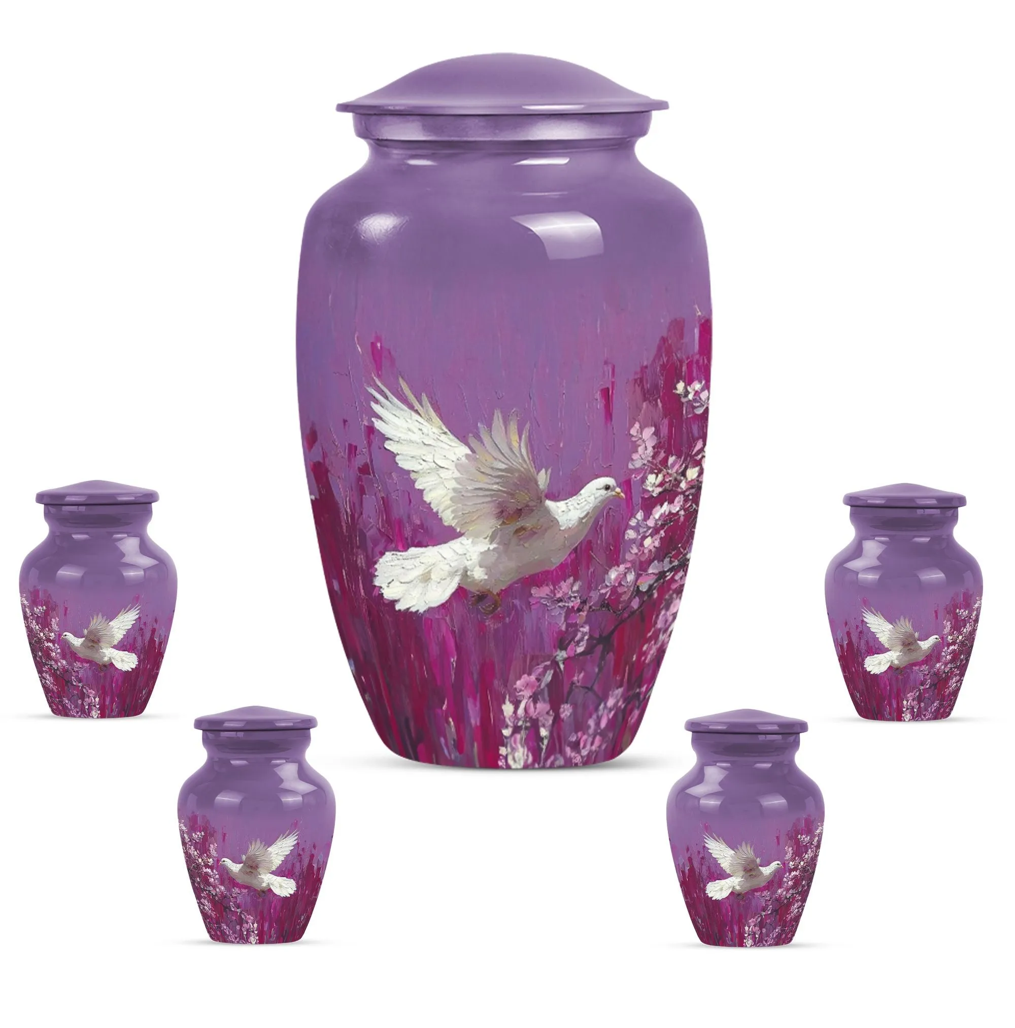 Dove Bird Cremation Adult Urns For Human Ashes