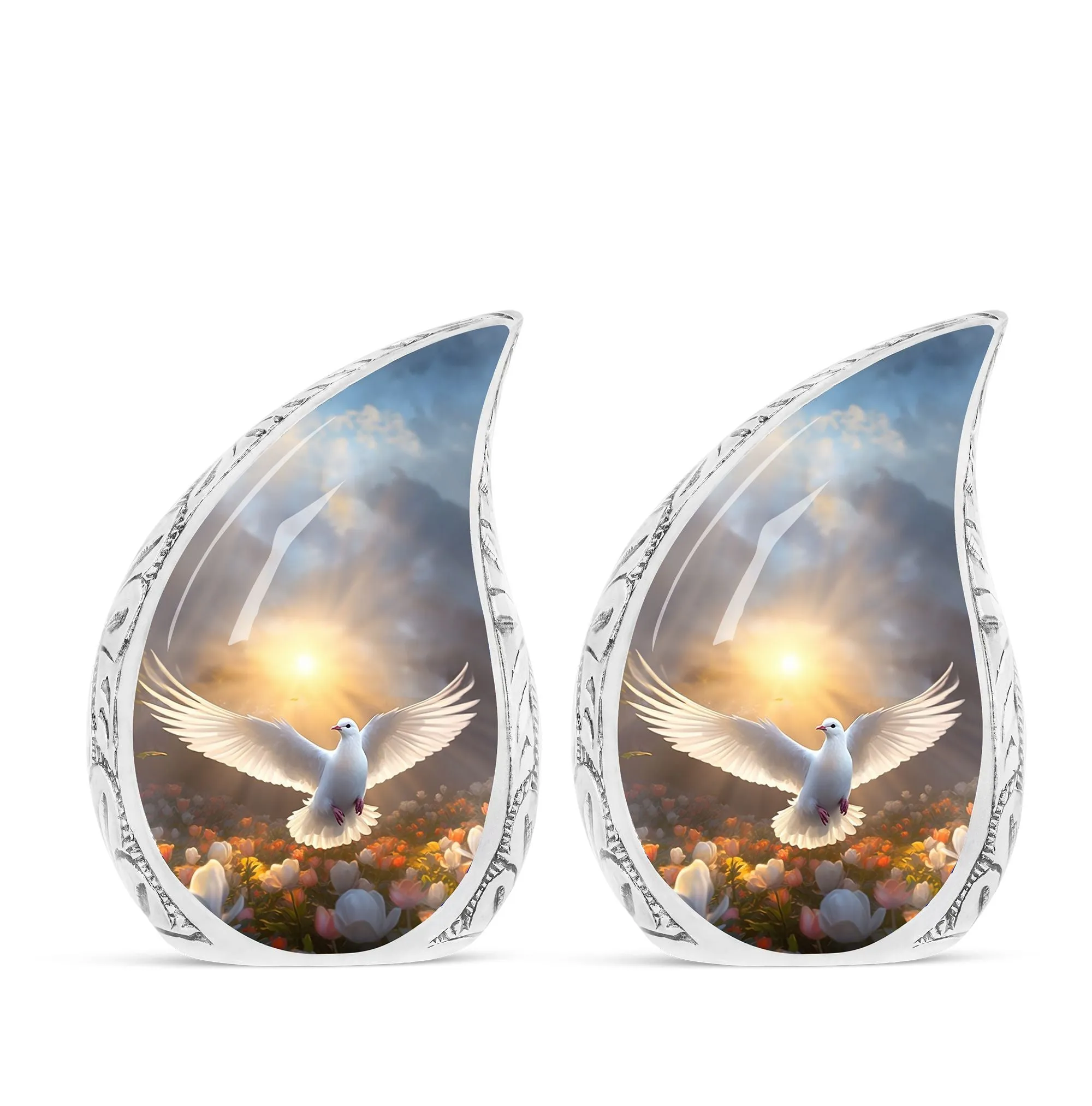 Dove Cremation Urn | Large Dove Funeral Urn For Memorial