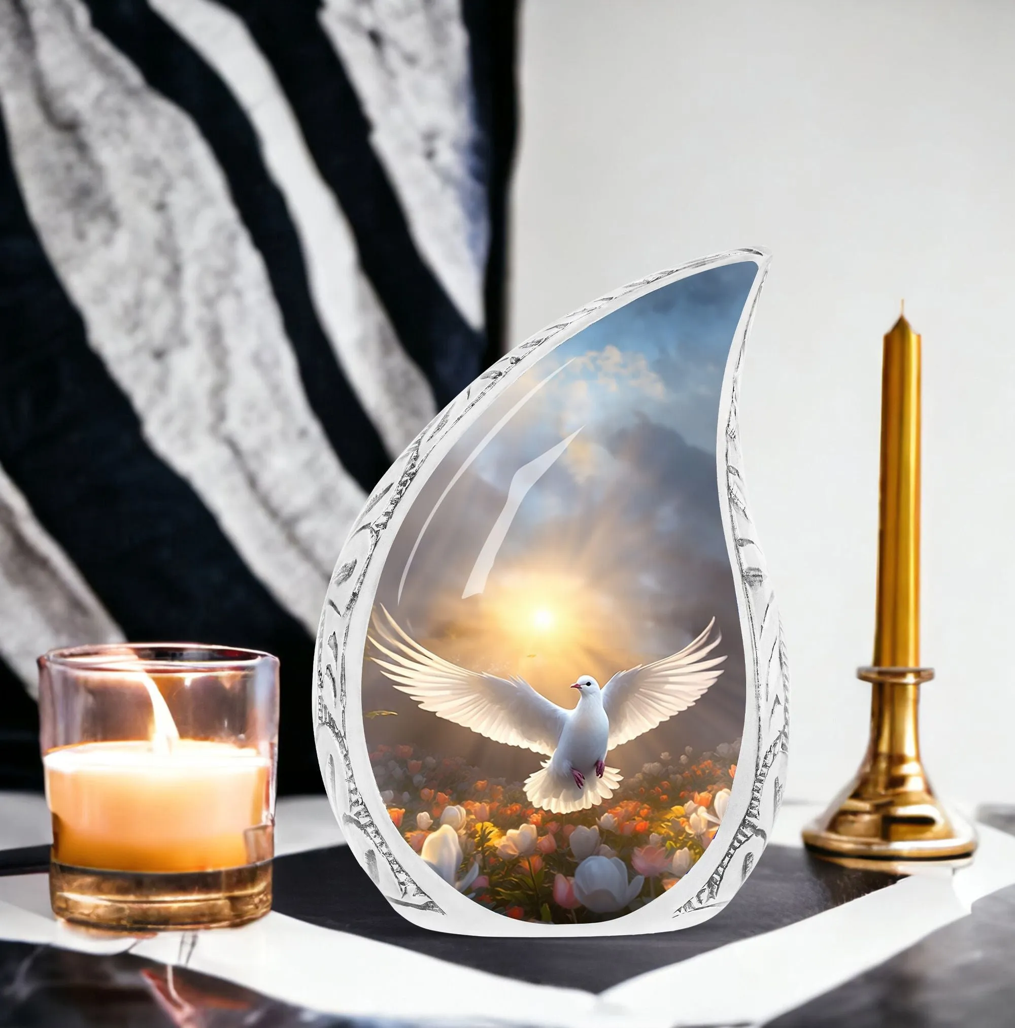 Dove Cremation Urn | Large Dove Funeral Urn For Memorial