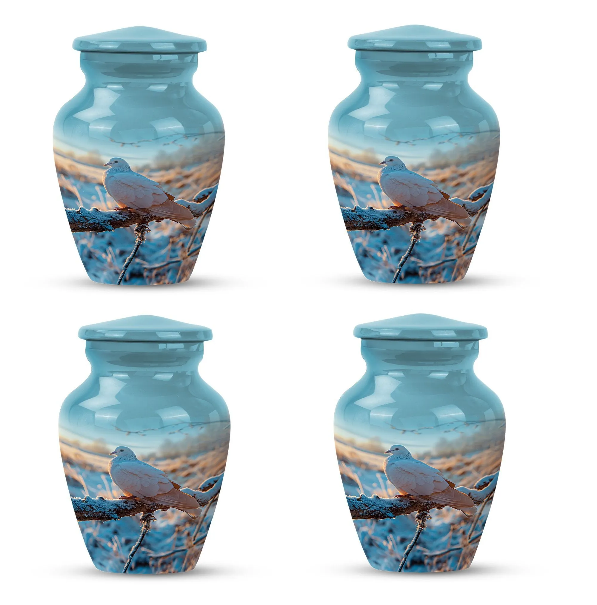 Dove Crest - Premium Dove Urn for Celebrating Legacy & Peace