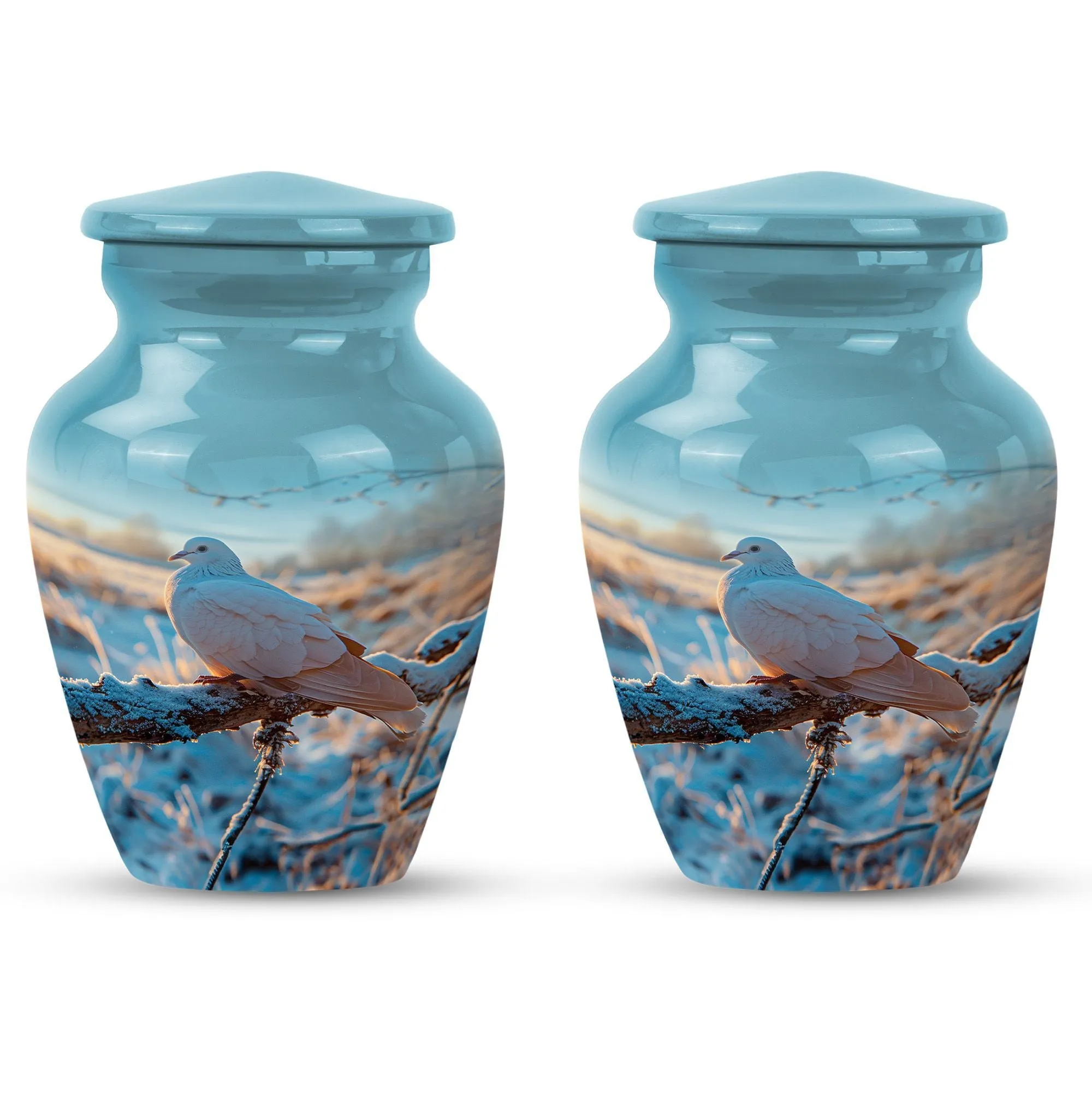 Dove Crest - Premium Dove Urn for Celebrating Legacy & Peace