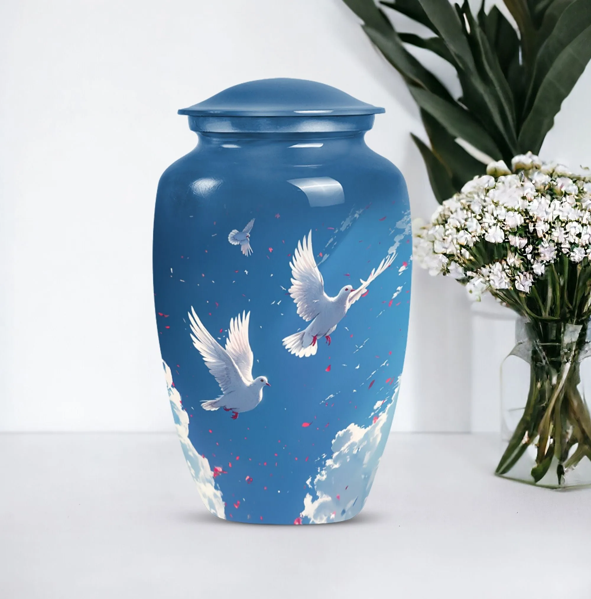 Dove Urn Harmony - Traditionally Crafted Manly Cremation Urn