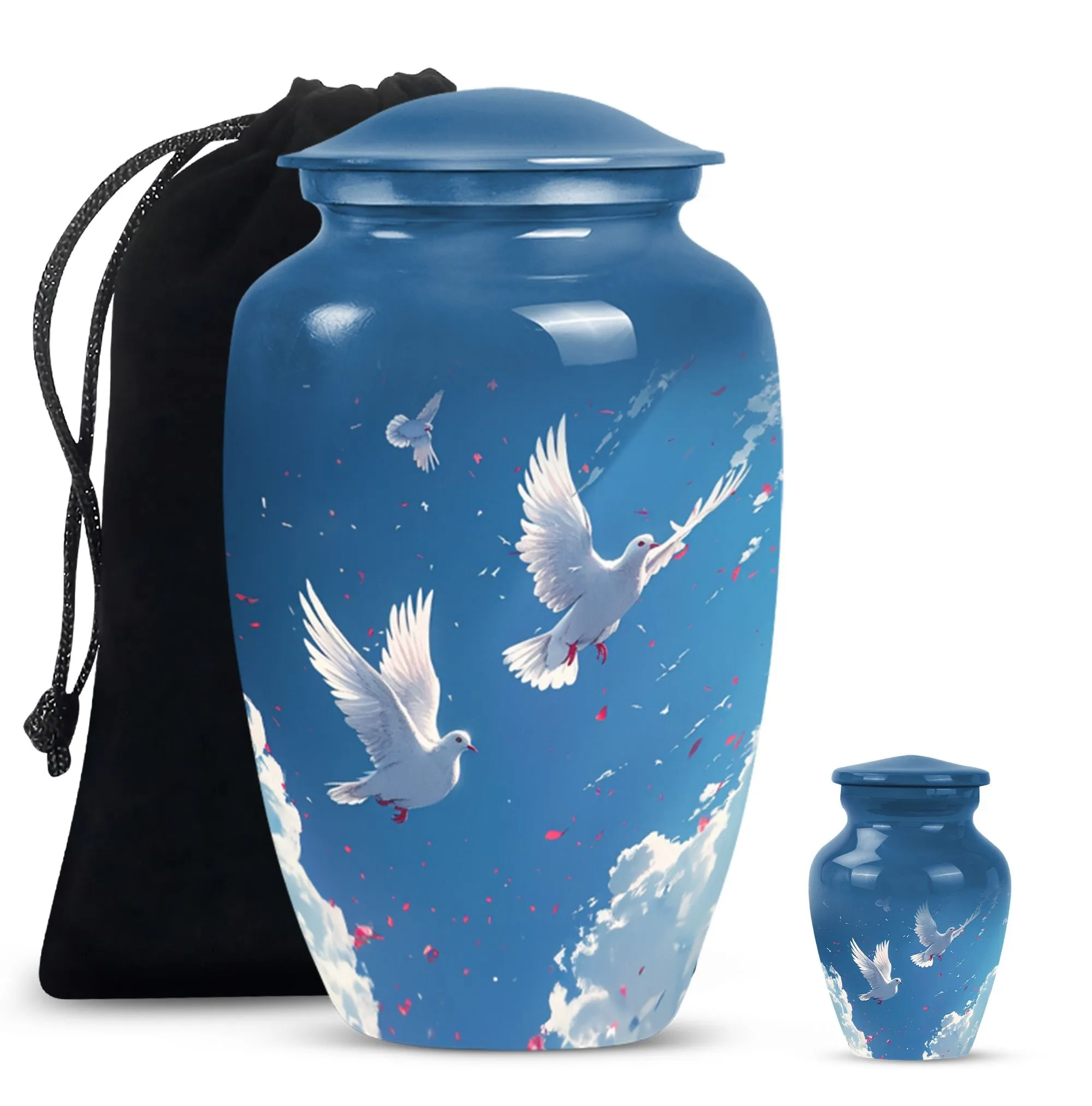 Dove Urn Harmony - Traditionally Crafted Manly Cremation Urn