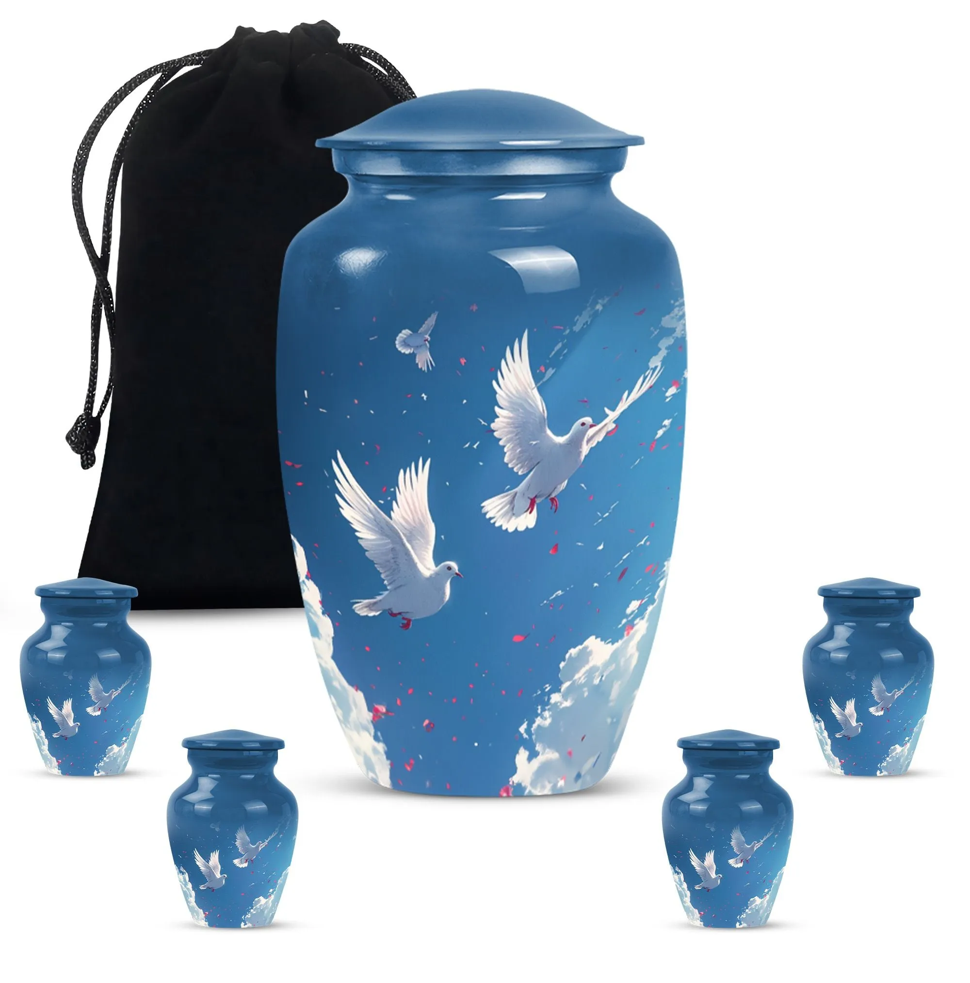 Dove Urn Harmony - Traditionally Crafted Manly Cremation Urn