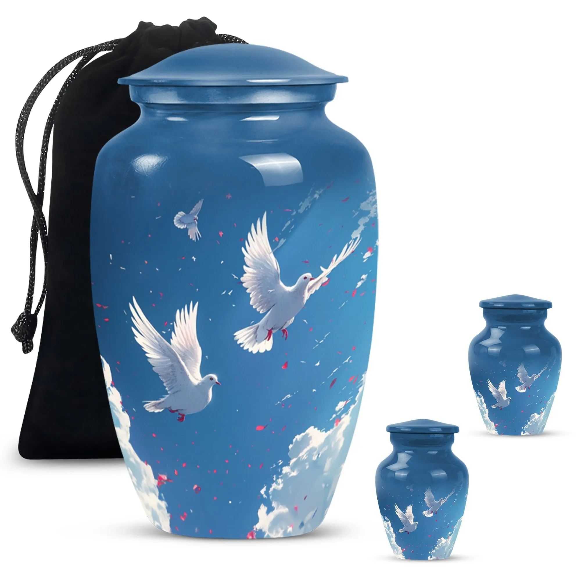 Dove Urn Harmony - Traditionally Crafted Manly Cremation Urn