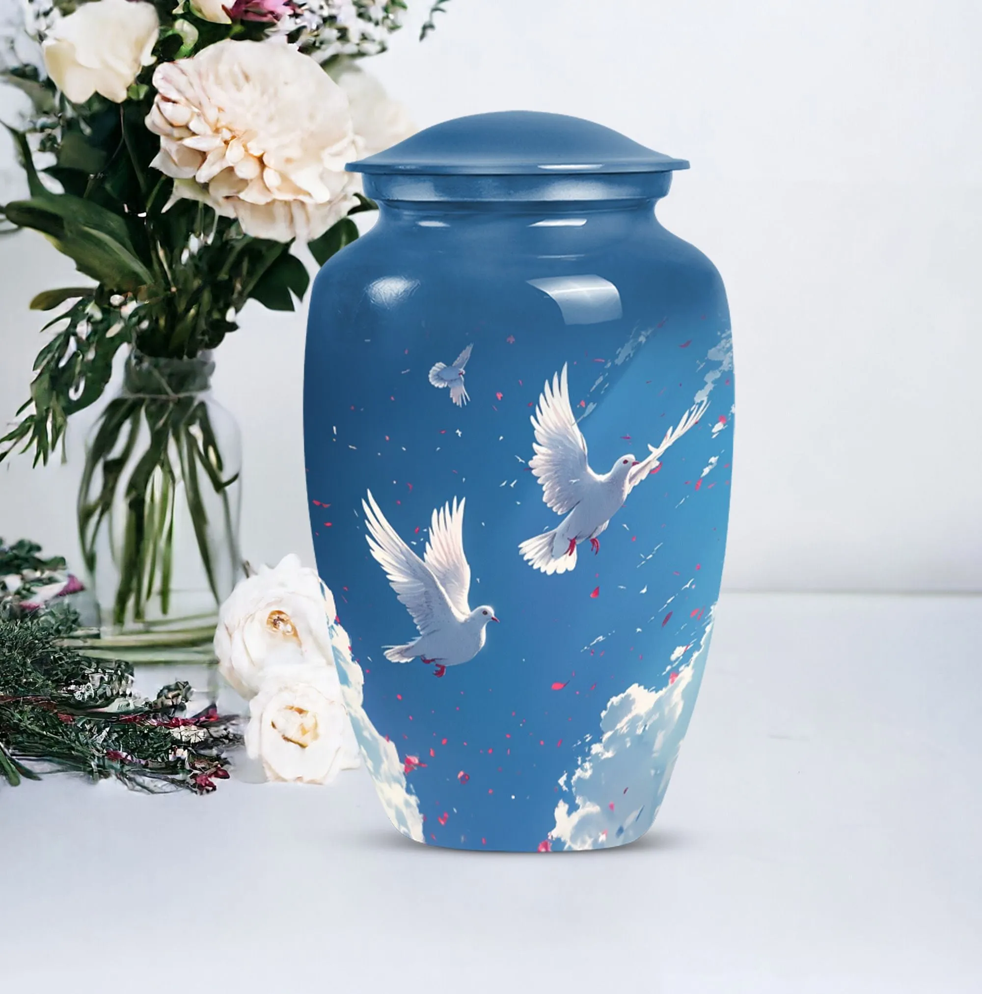 Dove Urn Harmony - Traditionally Crafted Manly Cremation Urn