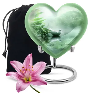Dove Urn: Innovative Resting Place suitable for Adult Human Cremation Ashes