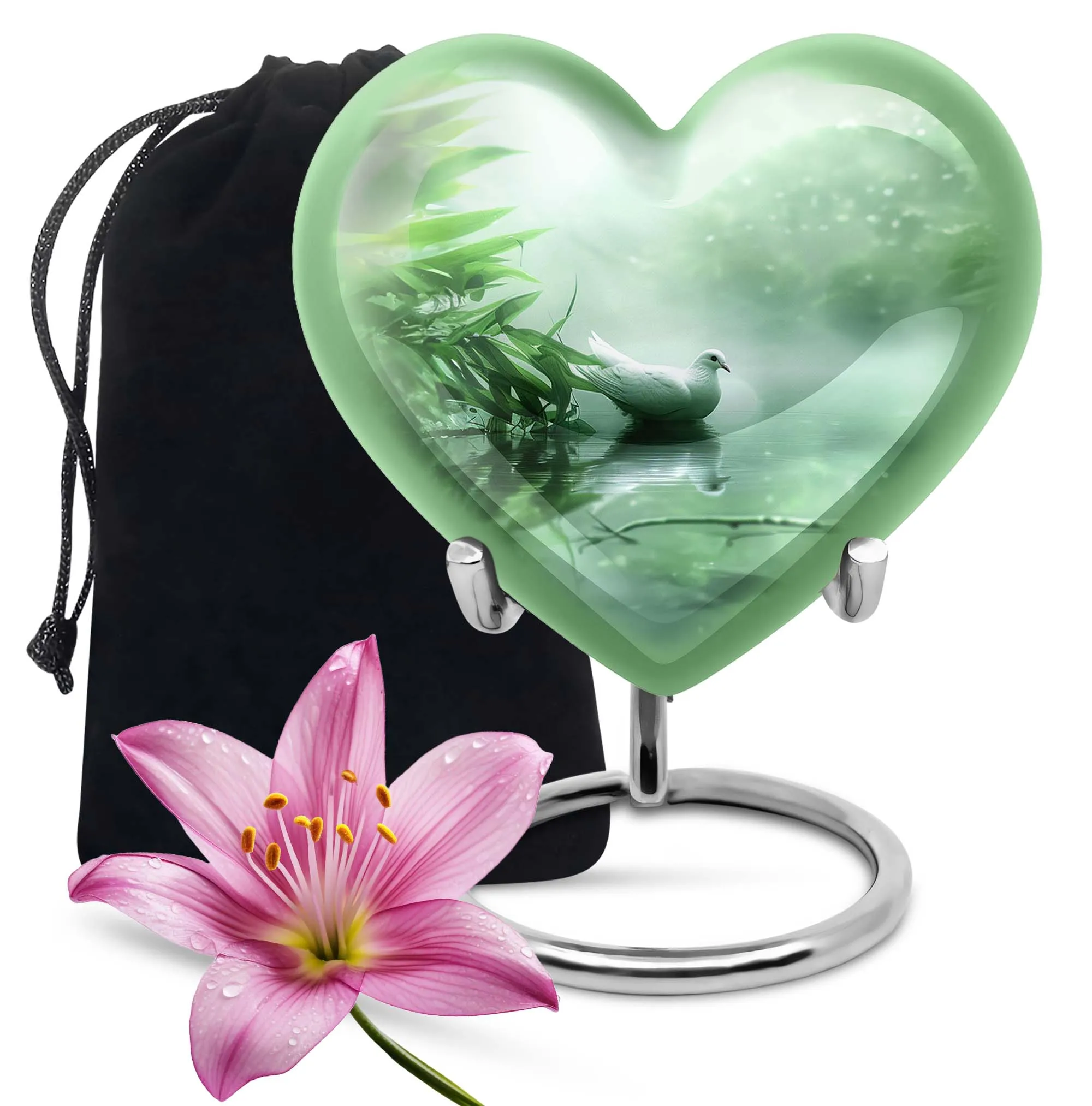 Dove Urn: Innovative Resting Place suitable for Adult Human Cremation Ashes