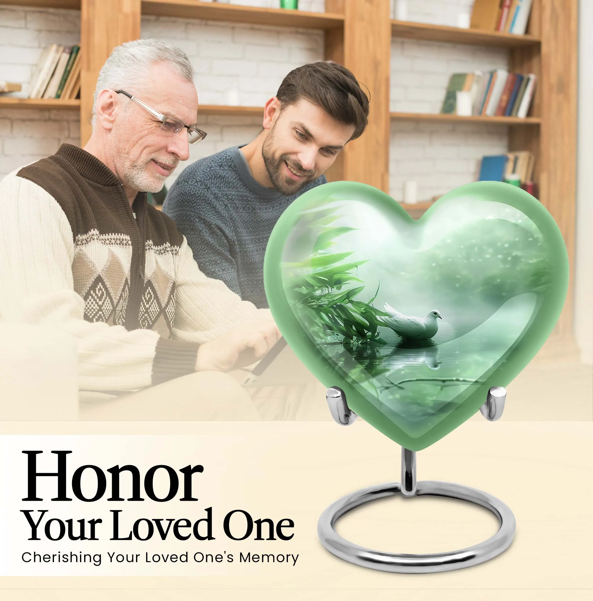 Dove Urn: Innovative Resting Place suitable for Adult Human Cremation Ashes