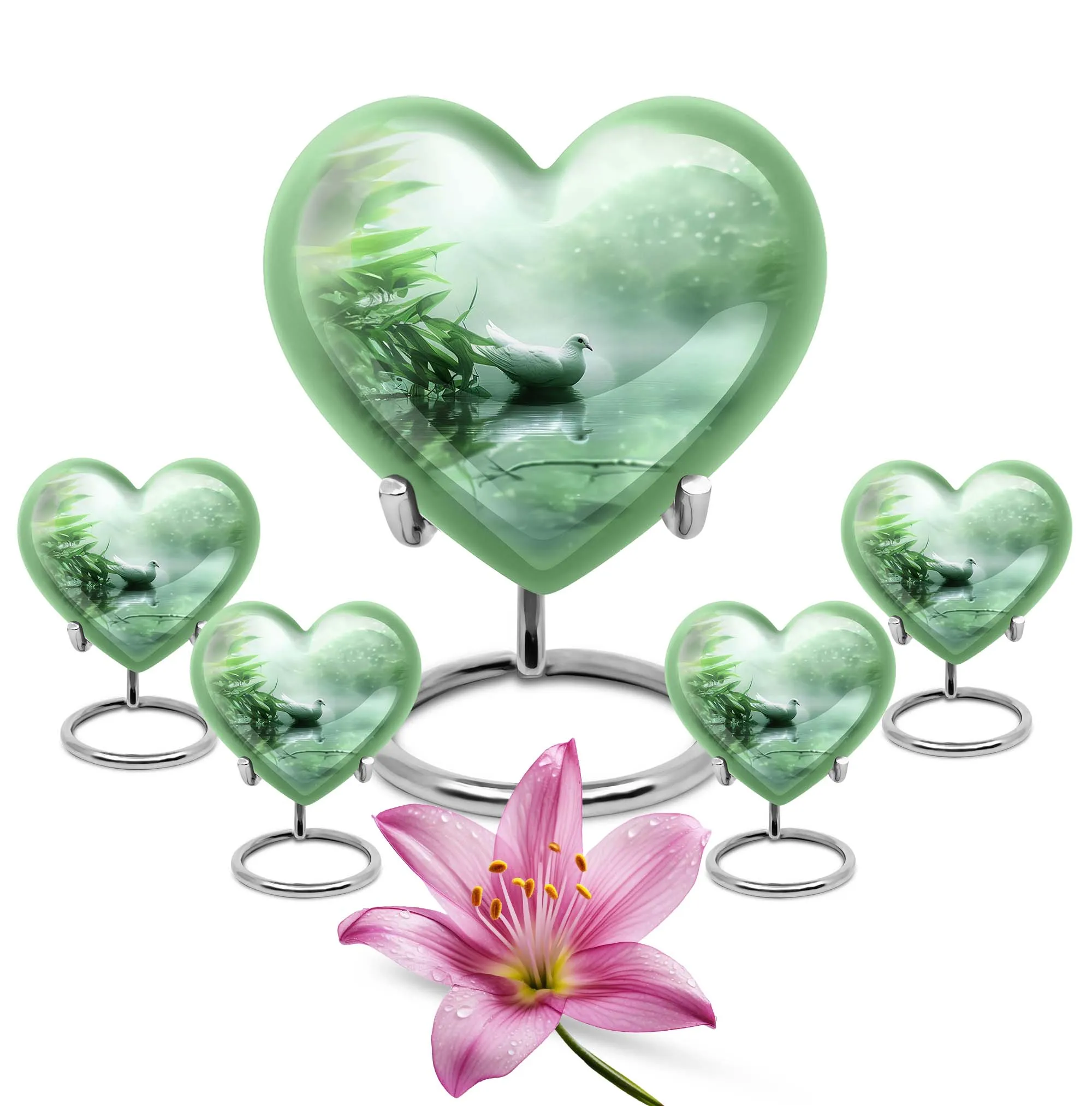 Dove Urn: Innovative Resting Place suitable for Adult Human Cremation Ashes