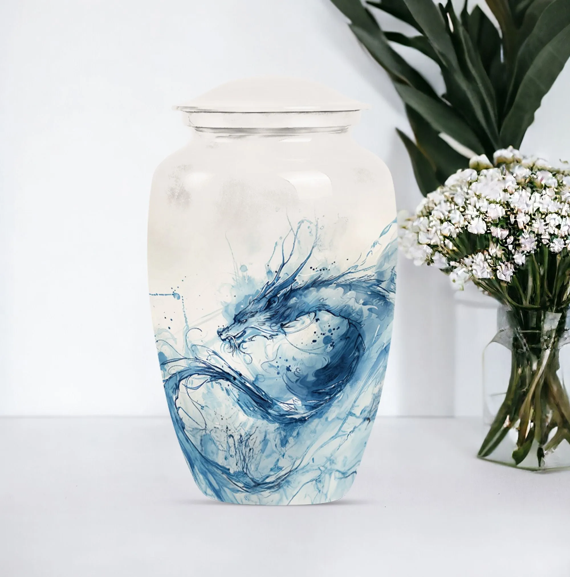 Dragon Burial Medium Urn: An Artistic and Classic Memorial Urn
