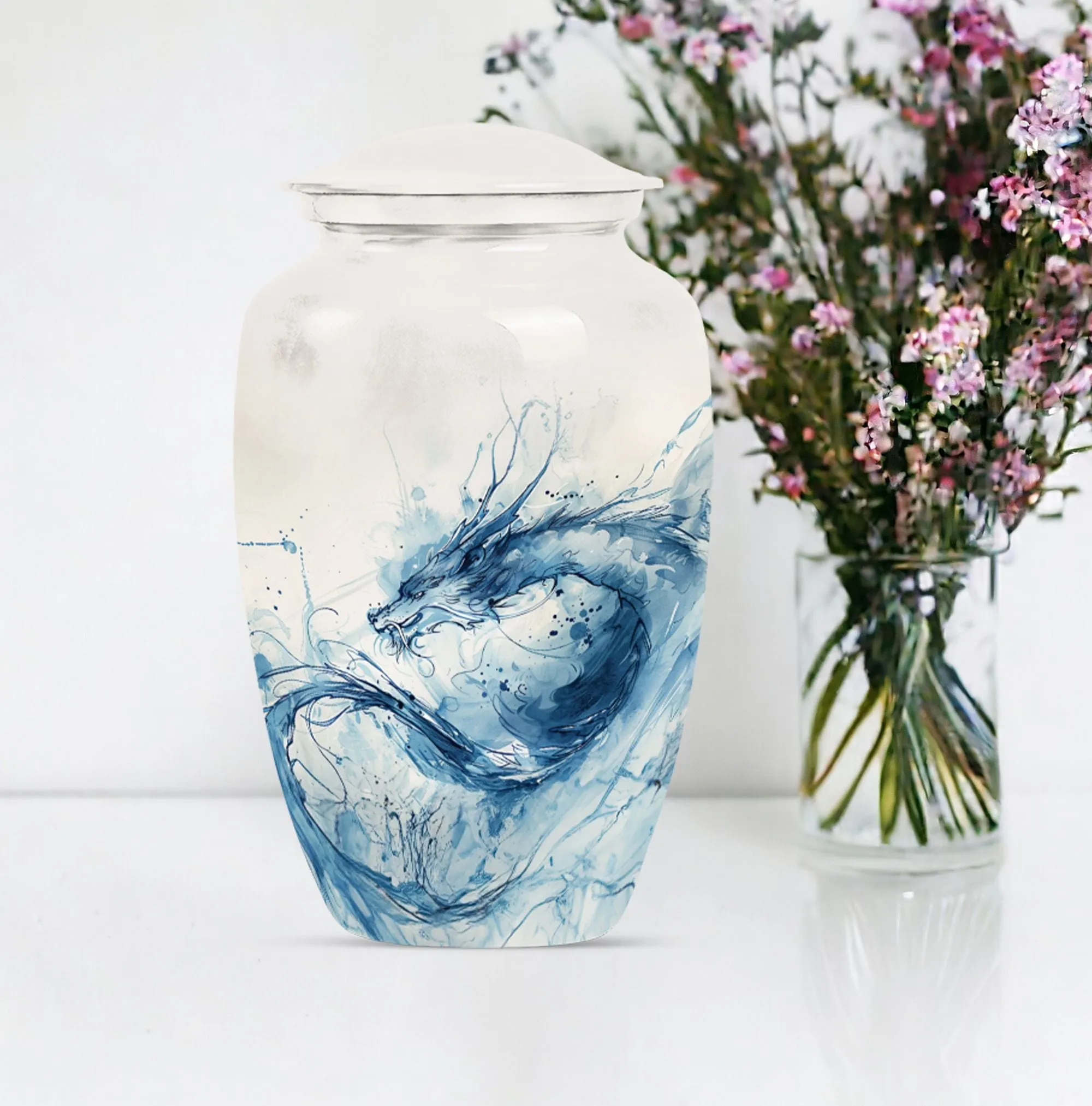 Dragon Burial Medium Urn: An Artistic and Classic Memorial Urn