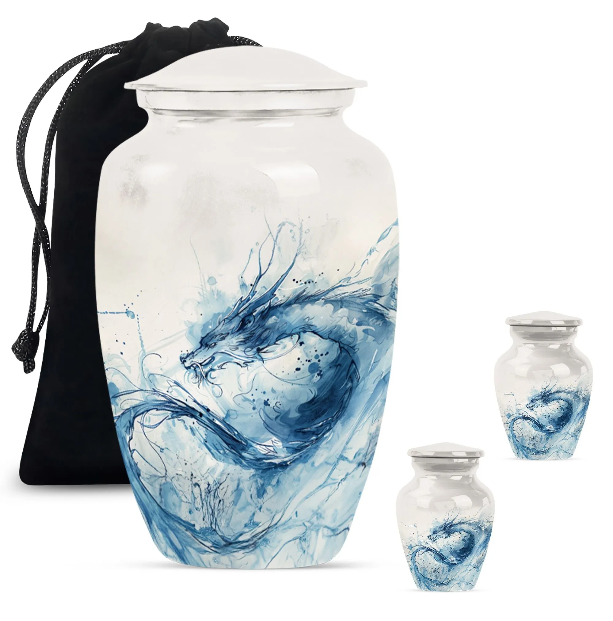 Dragon Burial Medium Urn: An Artistic and Classic Memorial Urn