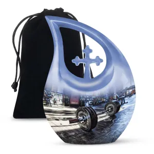 Dumbles Urn - Cross Drop Design, Memorial Urn for Human Ashes