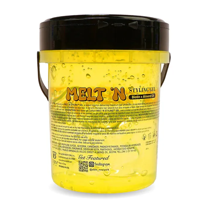 Ebin NY Melt'N Styling Gel - 16 oz