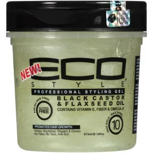 ECO Styling Gel - Black Castor & Flaxseed Oil - 16 oz