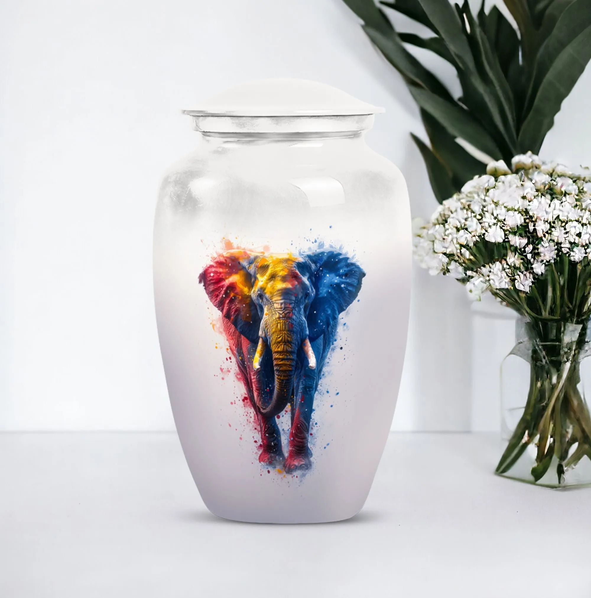 Elephant Commemoration: Classic Cremation Urn for Lasting