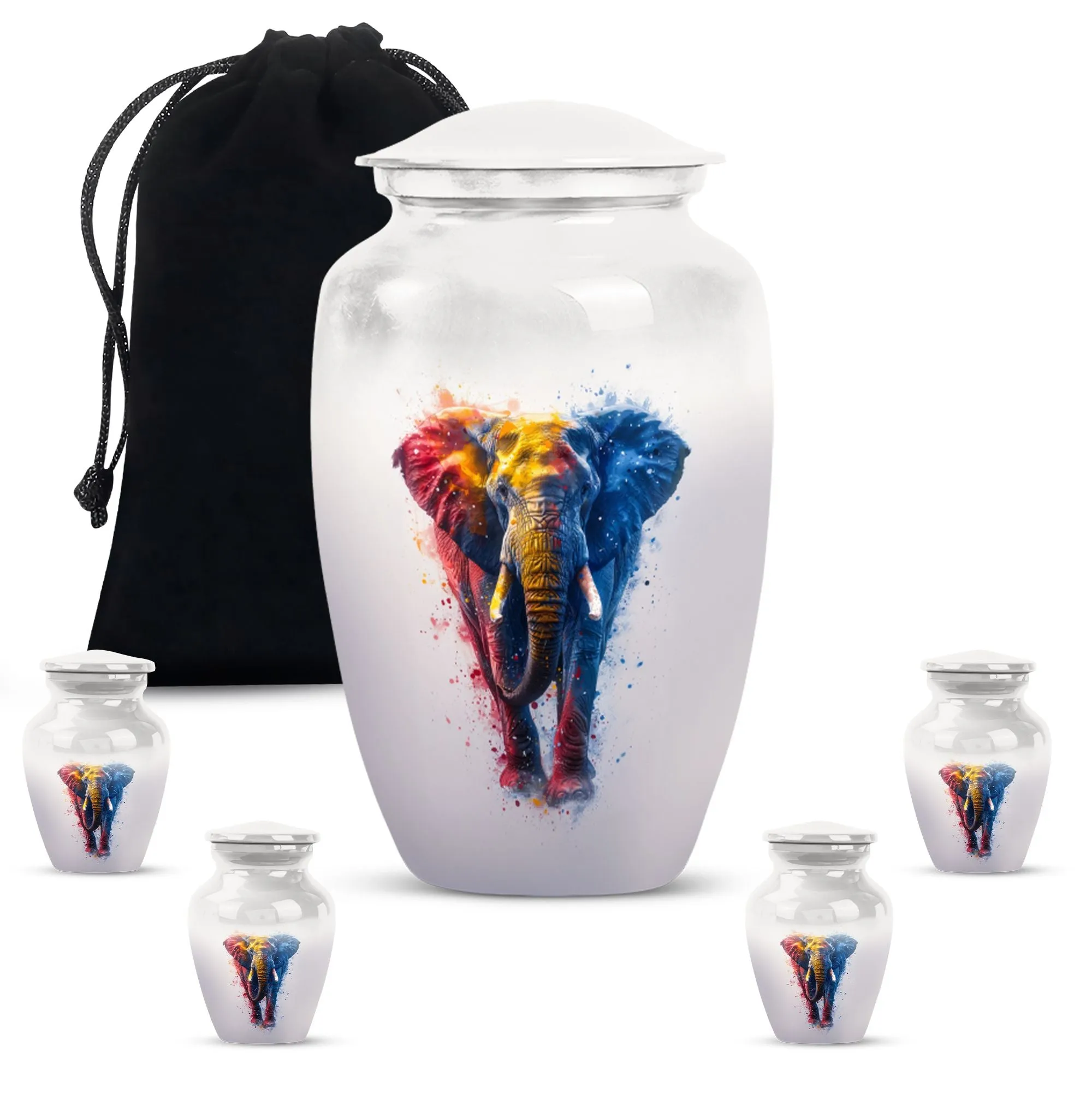 Elephant Commemoration: Classic Cremation Urn for Lasting