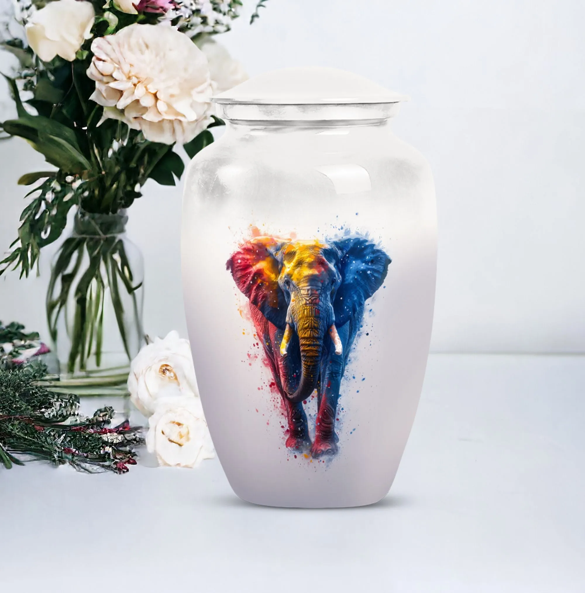 Elephant Commemoration: Classic Cremation Urn for Lasting
