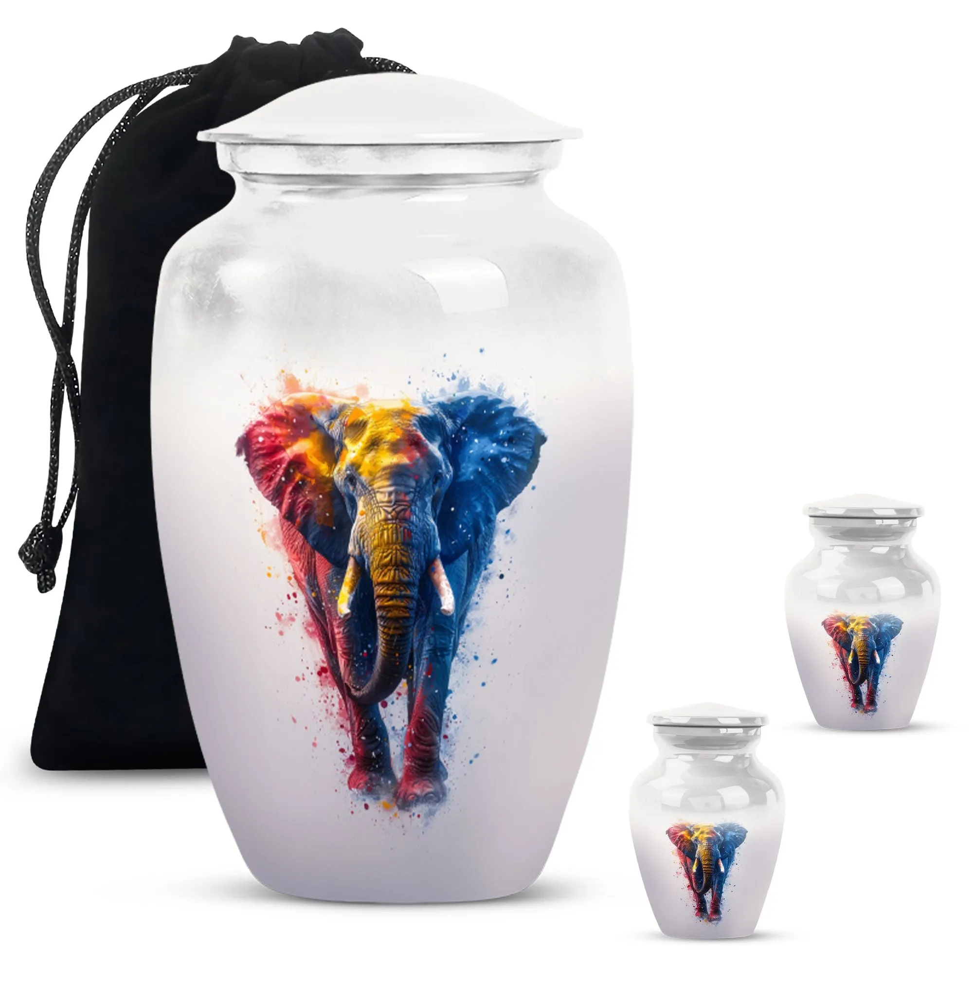 Elephant Commemoration: Classic Cremation Urn for Lasting
