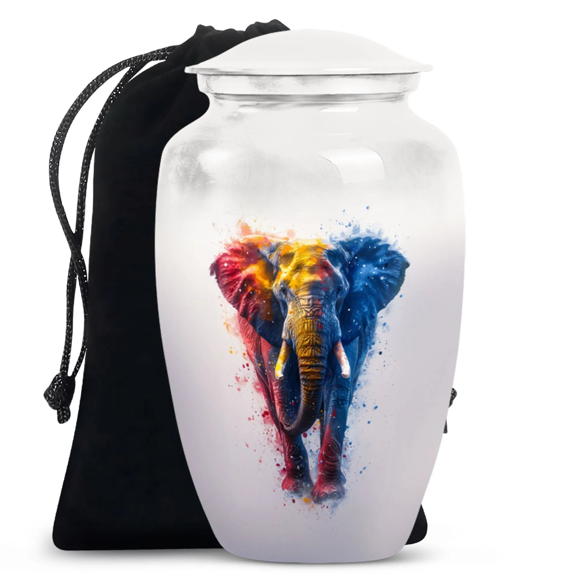 Elephant Commemoration: Classic Cremation Urn for Lasting