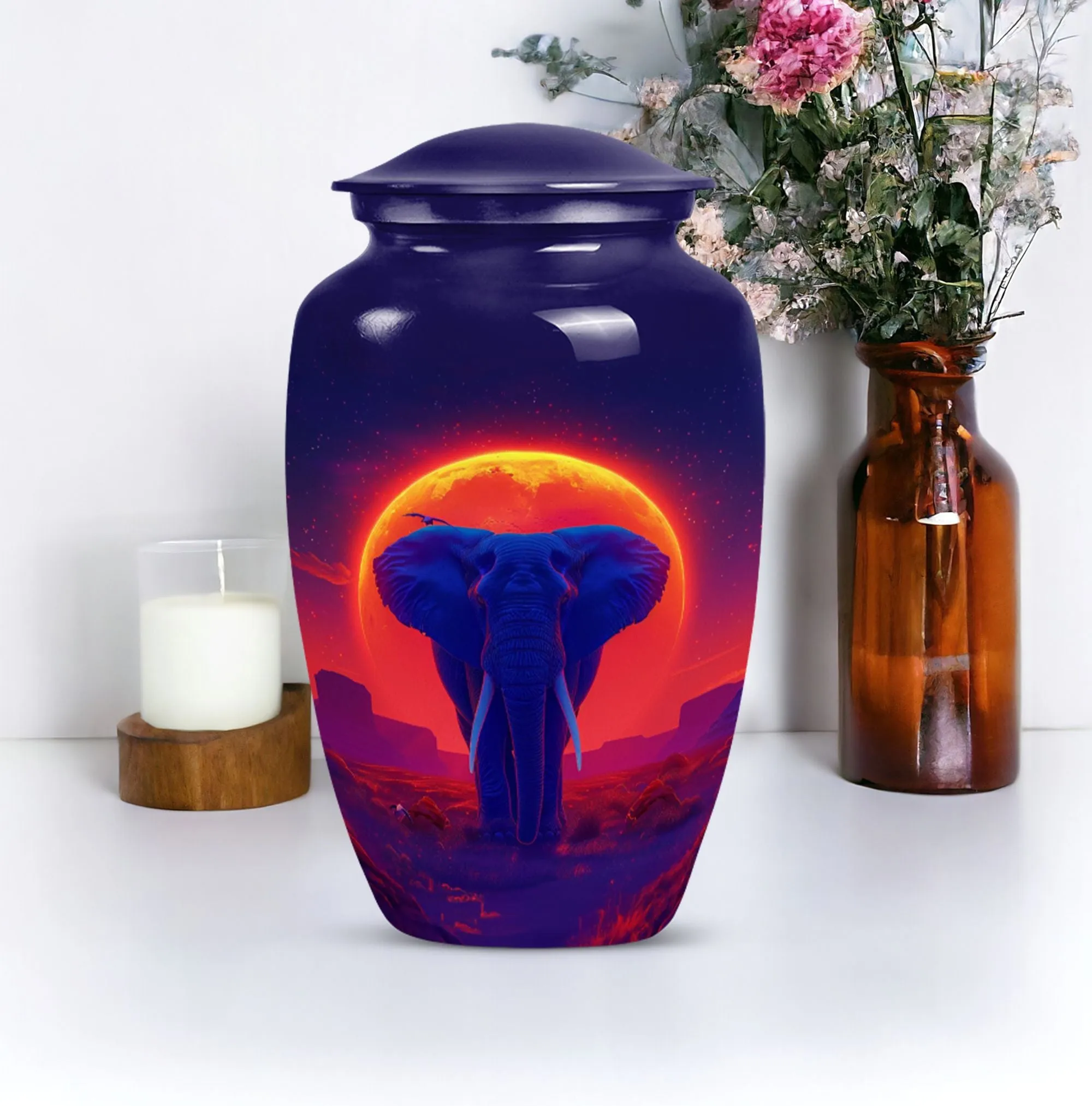 Elephant Urn for Cherished Women Memories - Urn For Mom
