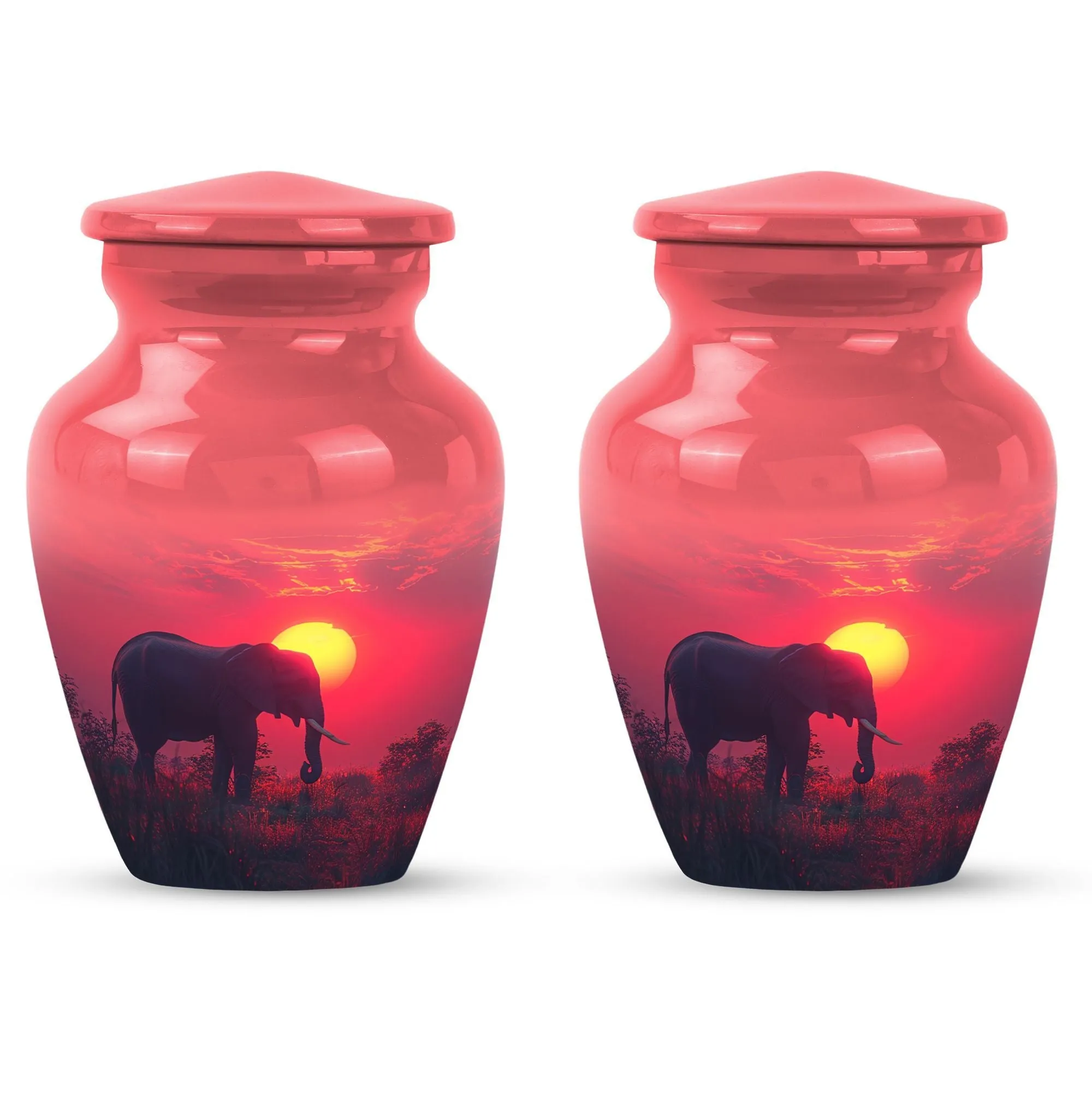 Elephant Urn for Funerals, Uniquely Crafted Cremation Keepsake