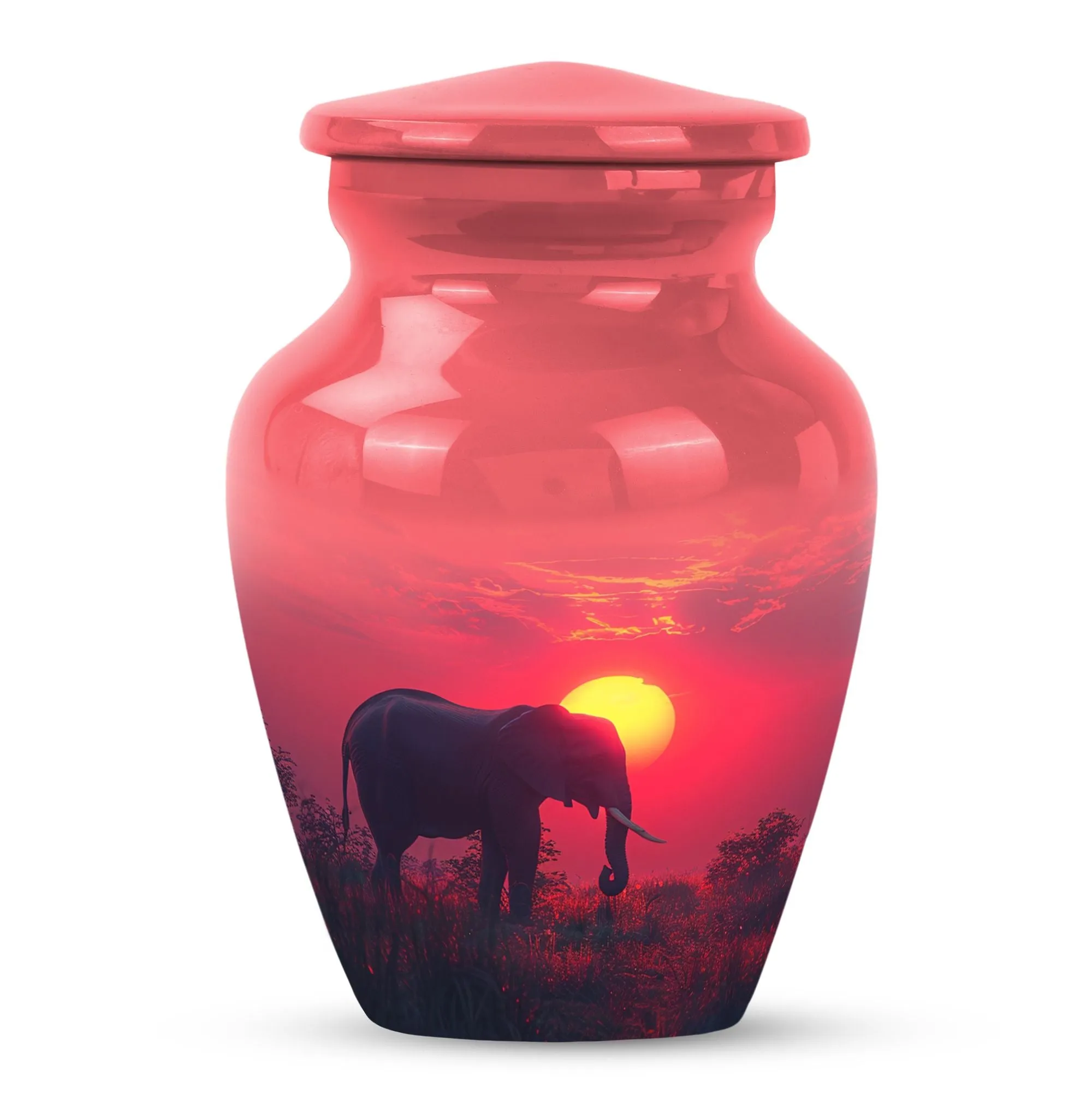 Elephant Urn for Funerals, Uniquely Crafted Cremation Keepsake