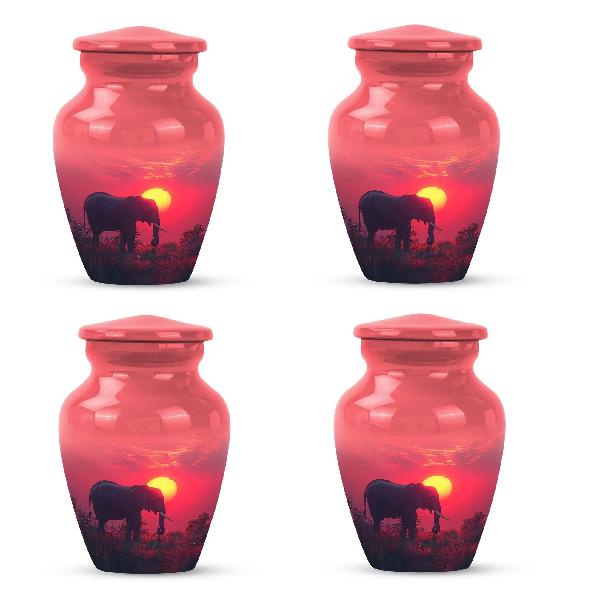Elephant Urn for Funerals, Uniquely Crafted Cremation Keepsake
