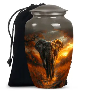 Elephant Urn for Human Ashes - Urn For Cremated Human Ashes