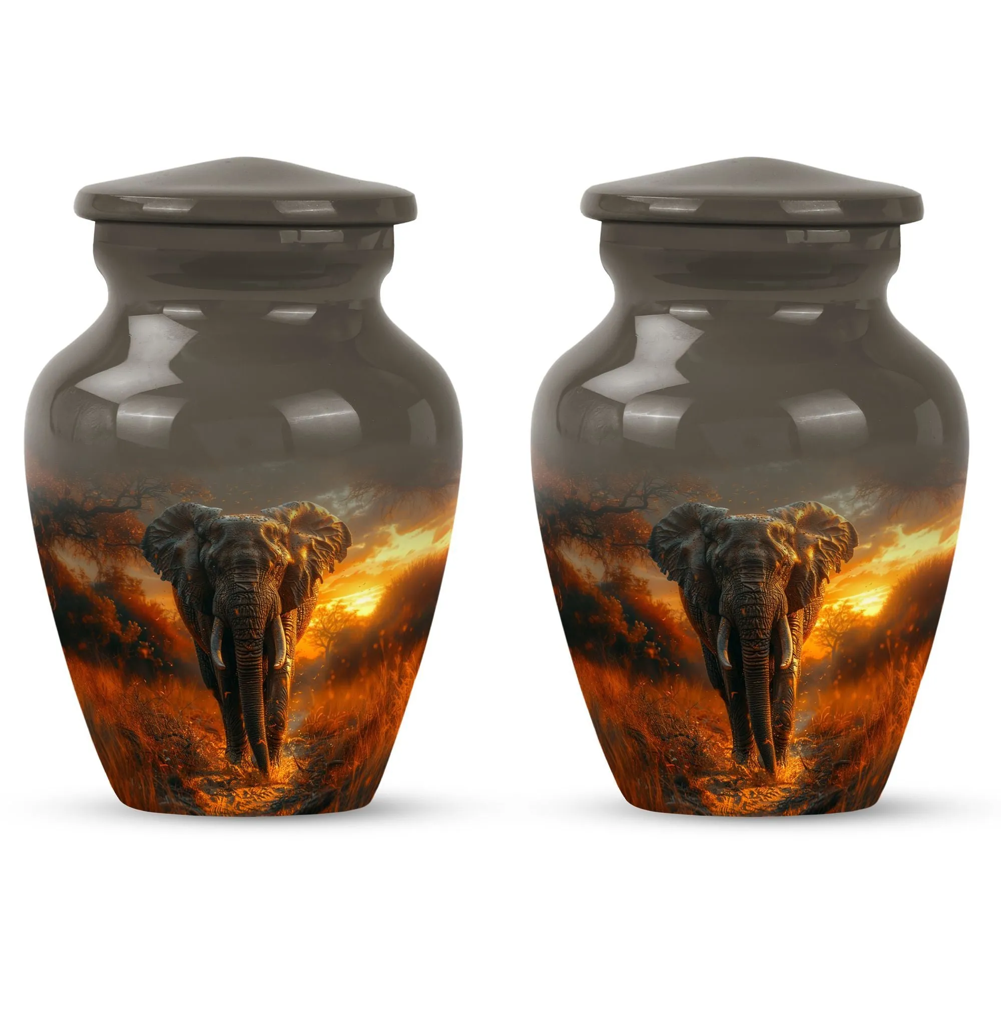 Elephant Urn for Human Ashes - Urn For Cremated Human Ashes
