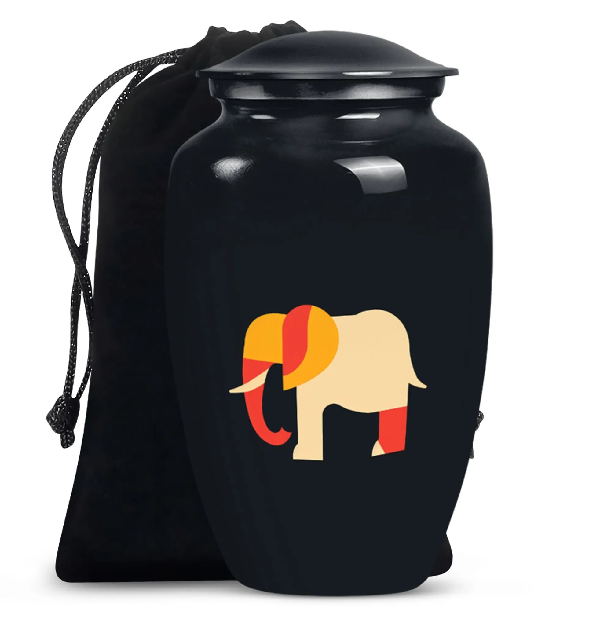 Elephant Urn Tribute: Memorial Cremation Urn for the Adult Male