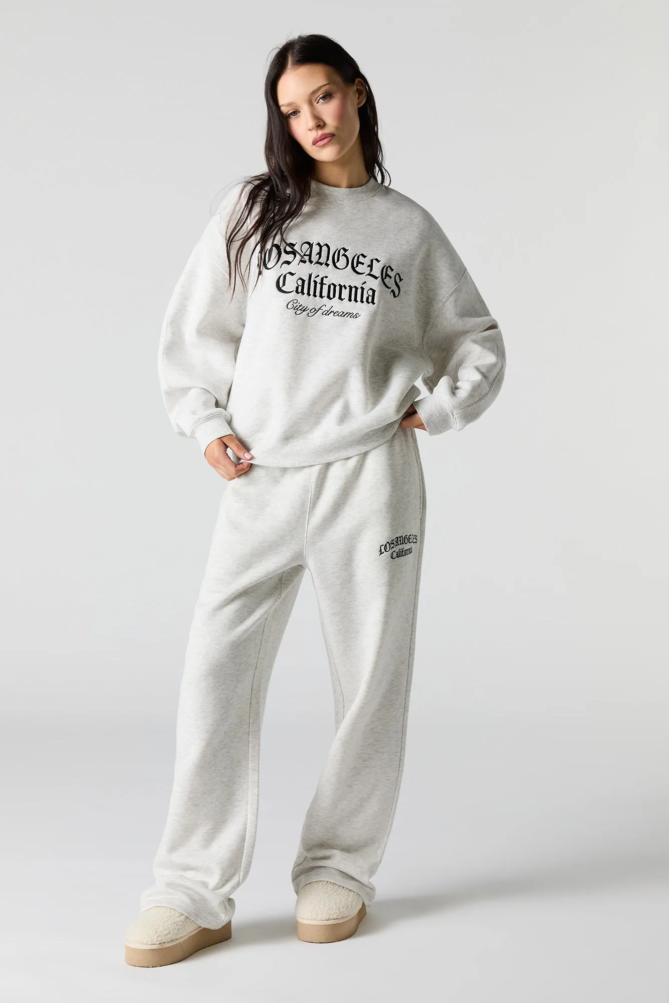 Embroidered Destination Sweatshirt