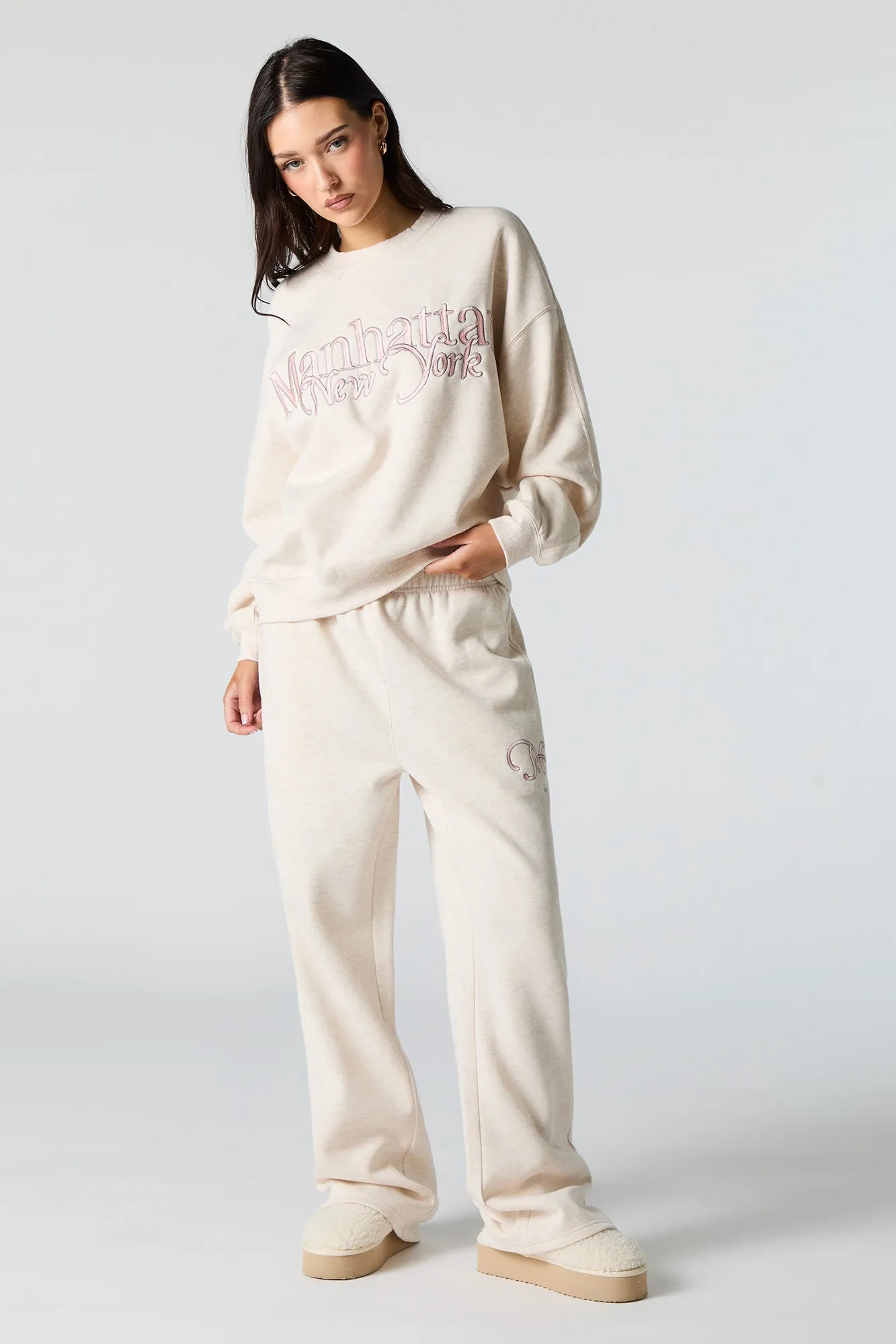 Embroidered Destination Sweatshirt