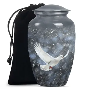 Eternal Dove's Soothe - Commemorative Cremation Urn for Adults