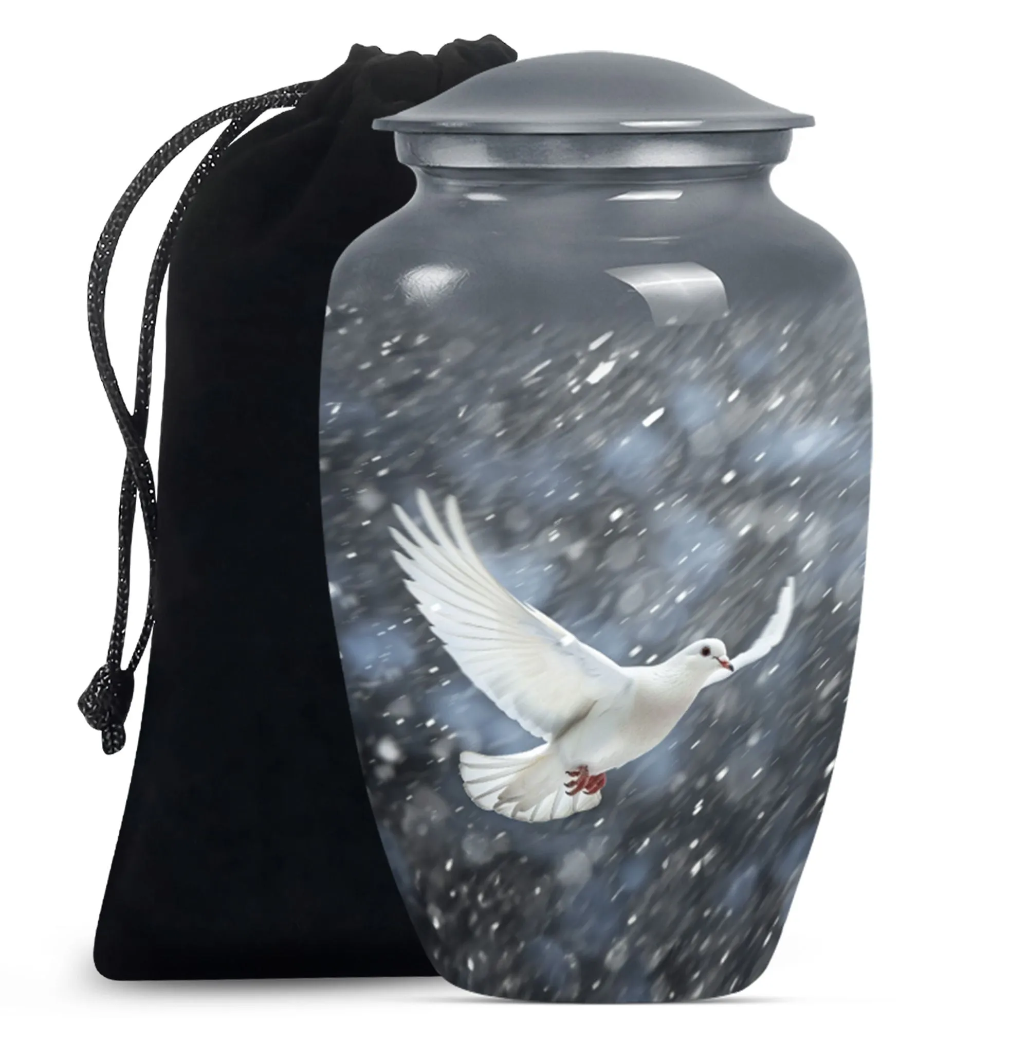 Eternal Dove's Soothe - Commemorative Cremation Urn for Adults