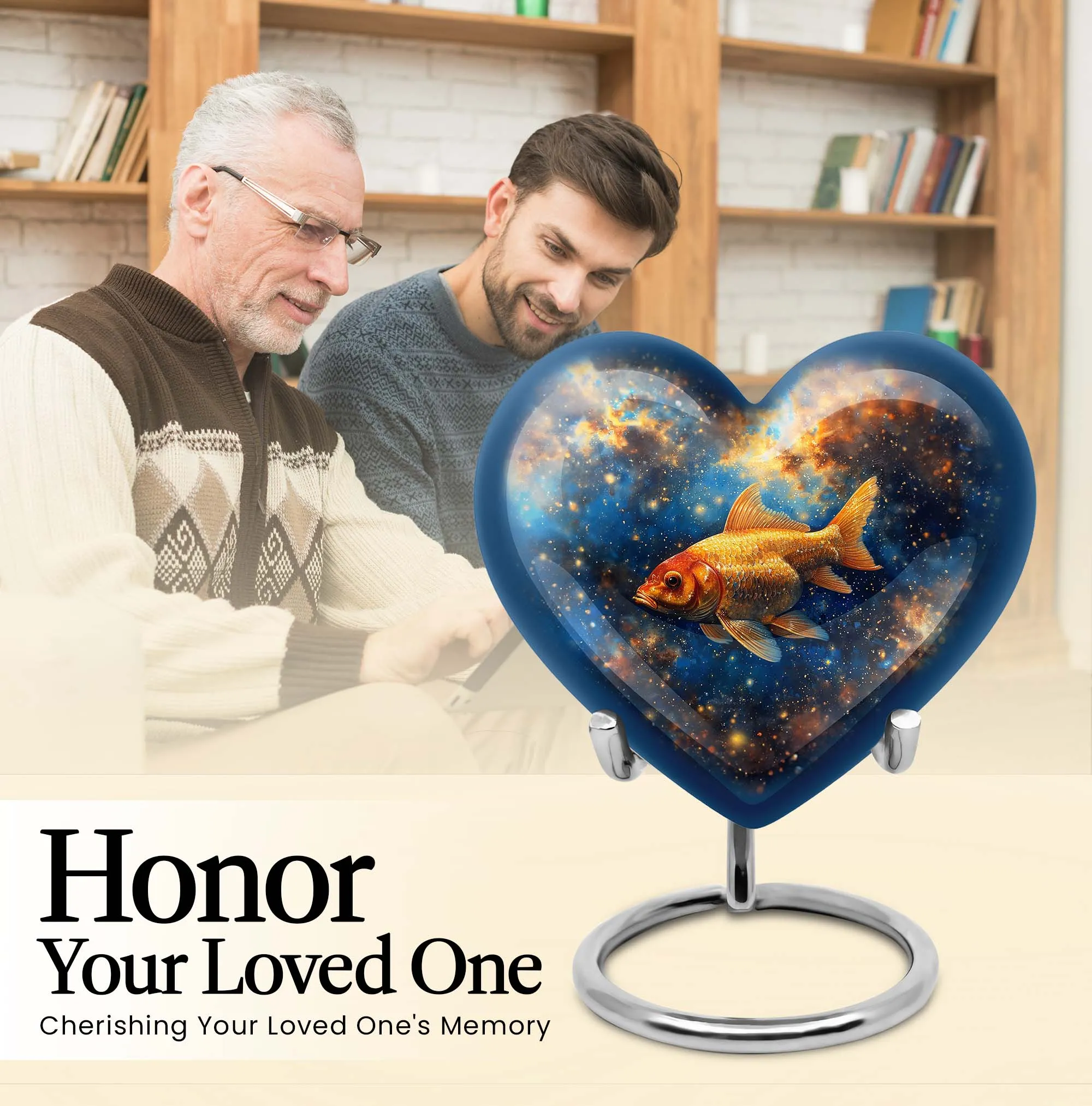Eternal Fish Urn: A Cherished Memorial Urn for Adult Female