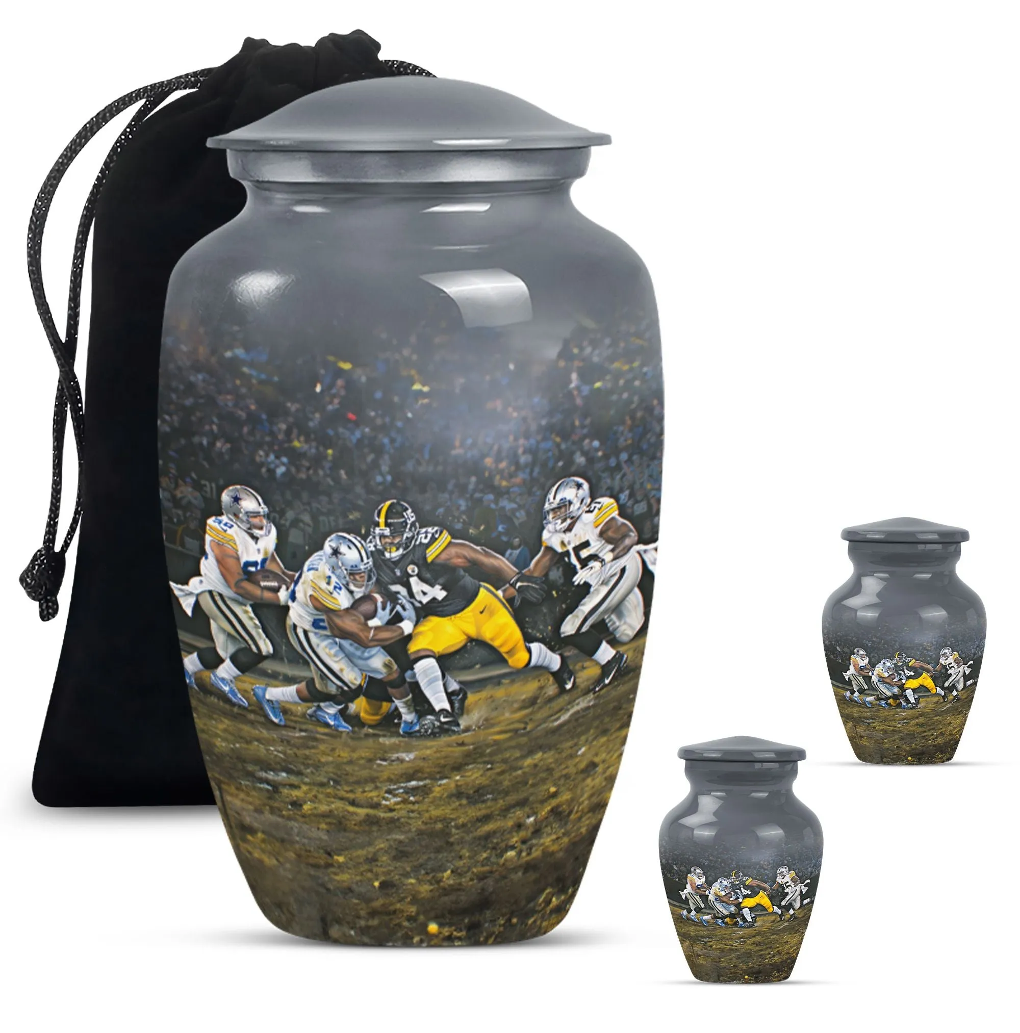 Eternal Haven Memorial Football Urn for Burial Ashes