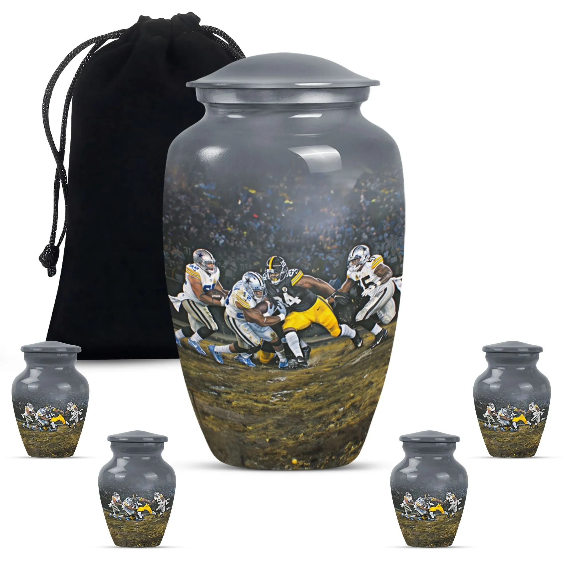 Eternal Haven Memorial Football Urn for Burial Ashes