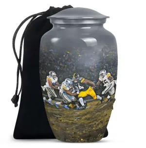 Eternal Haven Memorial Football Urn for Burial Ashes